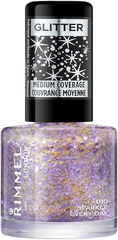 Rimmel London Glitter Nail Top Coat Sparkle Every Day 8 ml