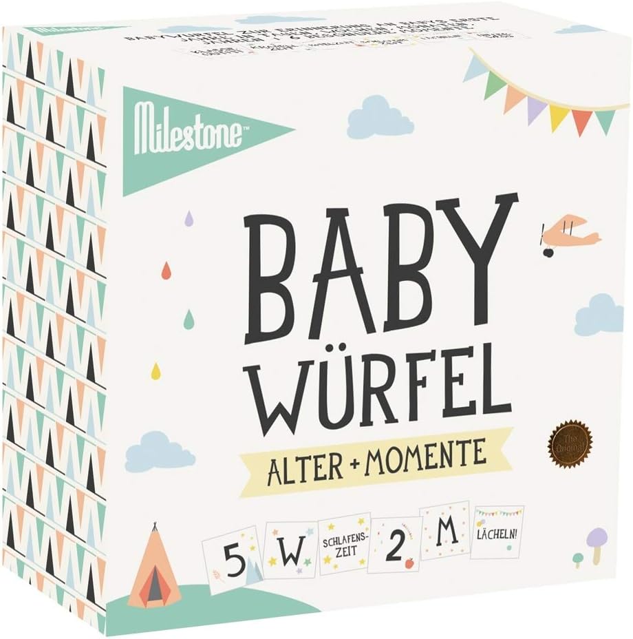 baby milestone cubes