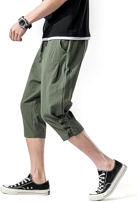 Amazon ショートパンツ メンズ 夏服 サルエルパンツ 大きめ ズボン 九分丈 秋 ショートパンツ ゆったり ワイドパンツ 調整紐 スウエット カジュアル オシャレ ショートパンツ 通販