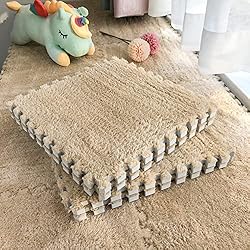 easycustomerlee 12pcs Interlocking Carpet Shaggy