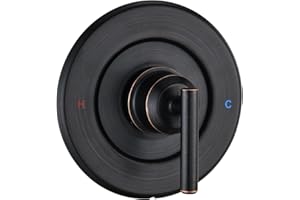 ULTRIMKIT Replacement for MoenPosi-Temp Valve Only Shower Faucet Trim Kit (Valve& Catridge Not Inclued), Volume and Temperature Control Level Handle, Oil Rubbed Bronze