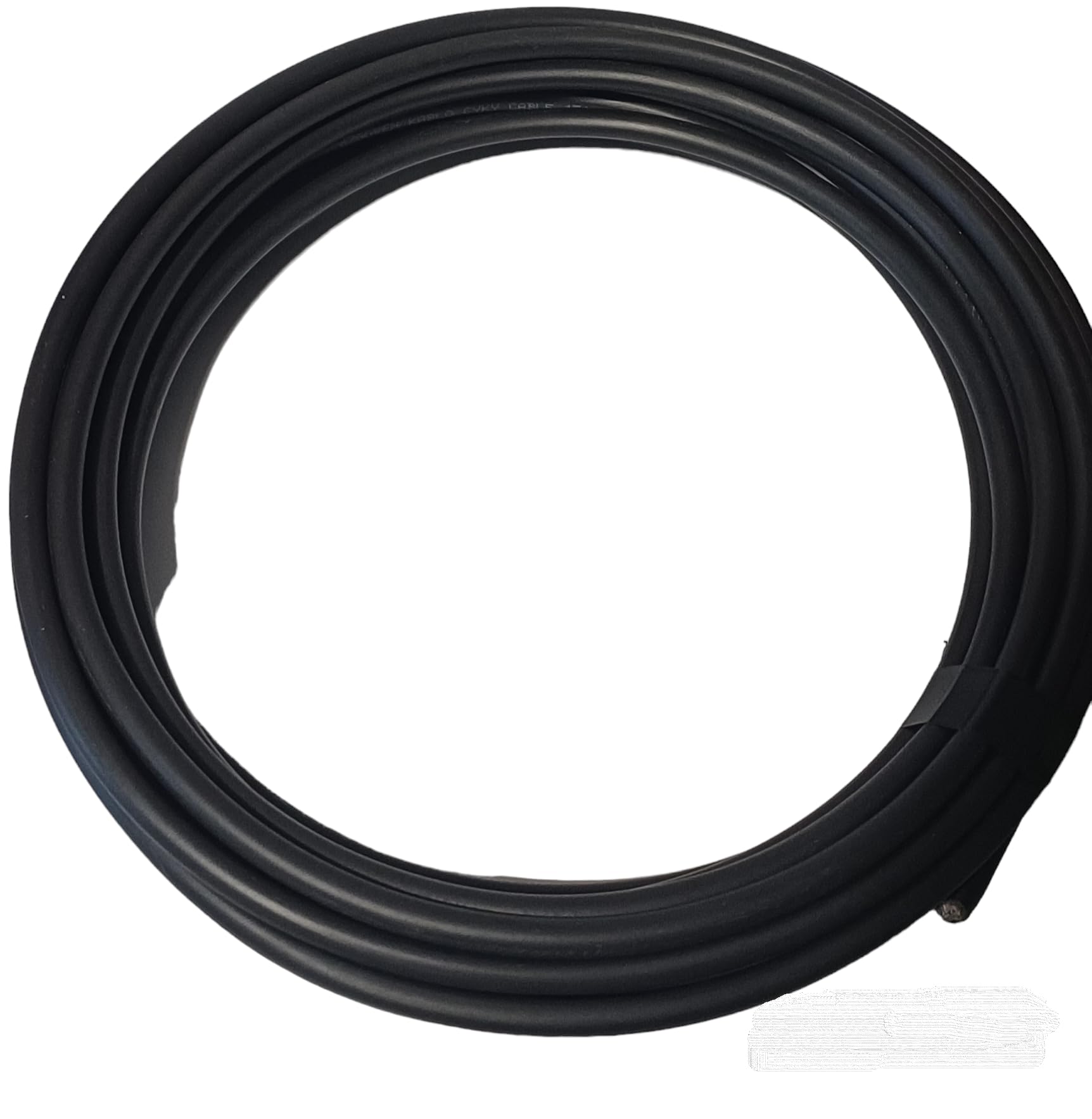 10 METERS 3 CORE 1.5MM CYKY-J SOLID CORE BLACK HEAVY DUTY TUFF CABLE FOR GARDEN LIGHTS/SWITCHES/PUMPS - 450V / 750V