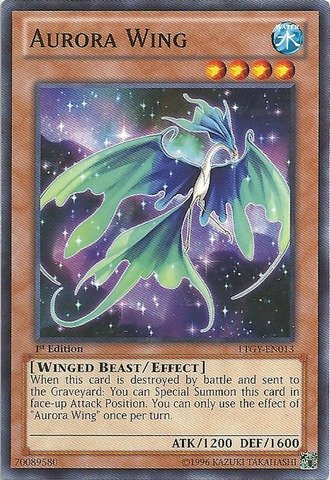 Yu-Gi-Oh! - Aurora Wing (LTGY-EN013) - Lord of the Tachyon Galaxy - 1st Edition - Common