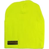 BENCHMARK FR Flame Resistant Skull Cap, Made in The USA - One Size (Black, Hivis)