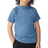 Actleis Boys Swim Shirt Quick Dry Rash Guard Short Sleeve Swimwear Kids Sun Protection UPF50+ UV Shirts