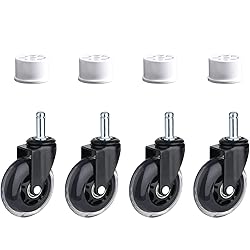 letsFix PVC Wheel Fitting with Caster, PVC Caster