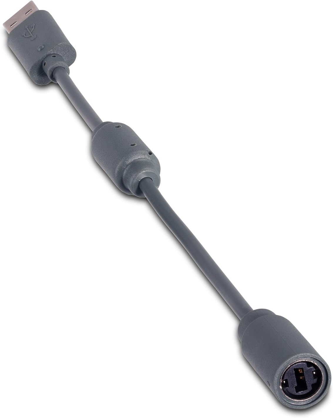 Fosmon Replacement Dongle USB Breakaway Cable for Xbox 360 Wired Controllers - Dark Grey (1 Pack): Electronics