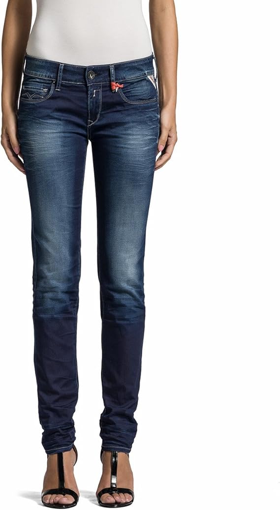Replay Women's Slim Jeans, Blue Blau (Blue Denim 9), 26 W/30 L