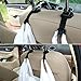 4 Pack Universal Convenient Vehicle Auto Car Back Seat Headrest Hanger Hook Holder - Strong and Durable Backseat Storage for Handbags, Purses, Coats, Bottle Holder, and Grocery Bags