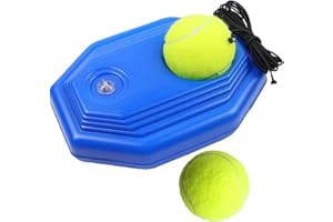 Zephylix Tennis Trainer, Tennis Practice Rebounder Tennis Training Equipment Rebound Badminton with 2 String Balls, for Adults or Kids Beginners Sets