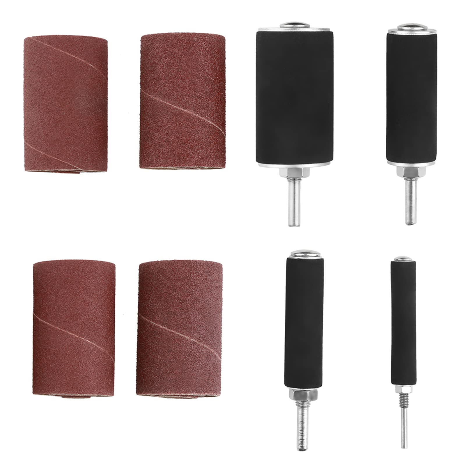 Drill Press Sanding Drum Kit, 20pcs Spindle Sanding Drum Sander Tool Kit Set Drive Spindle Sander with Case for Drill Press