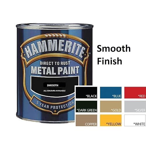 Hammerite Metal Paint Smooth ICI 5092824 750ml Red Amazon.co.uk Car