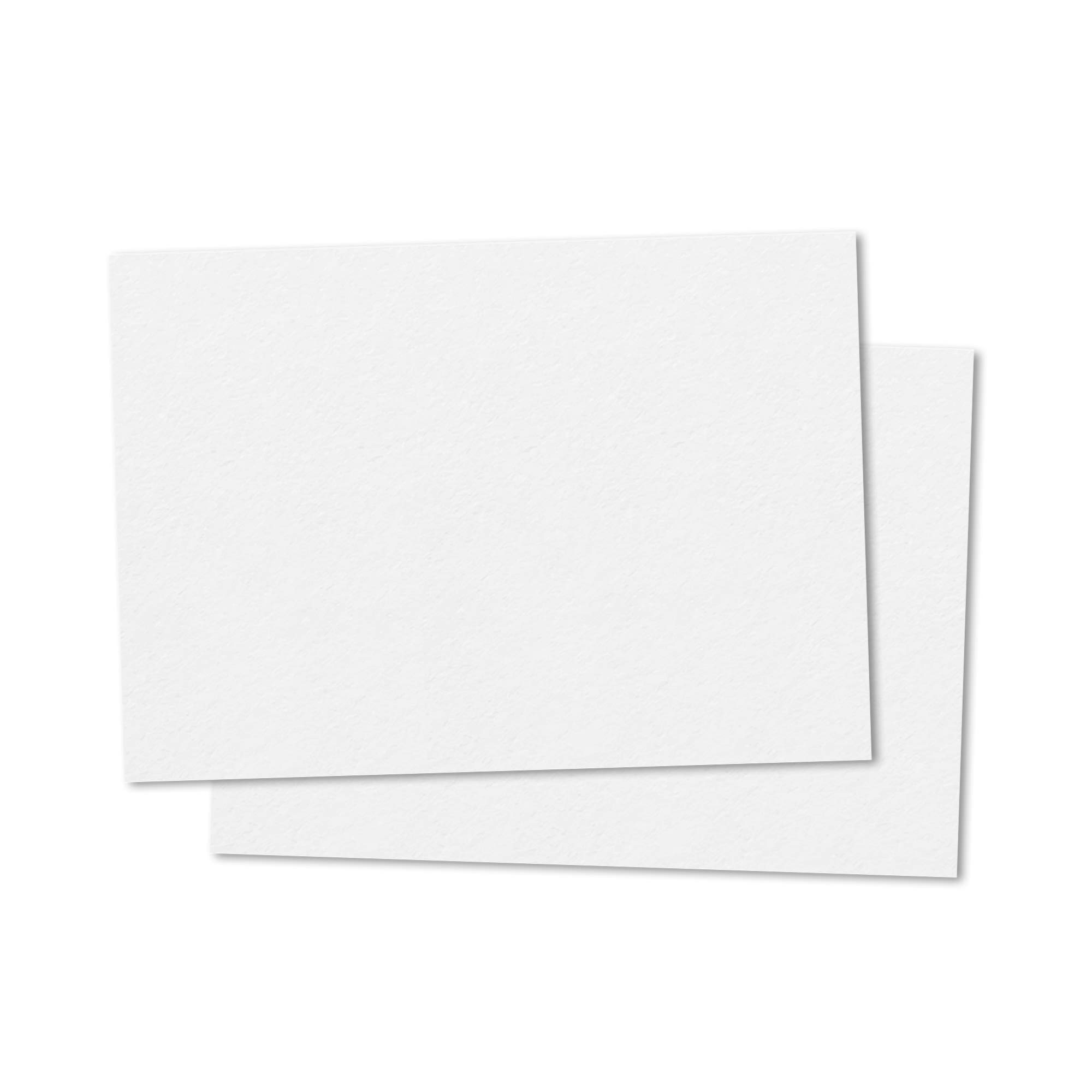 50 Sheets, A5 300gsm Card Thick Art Paper - White