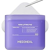 MEDIHEAL PDRN Lifting Toner Pads for Pore & Wrinkle Care with Squalane & Glutathione – Pore minimizers, Gentle Exfoliation, F