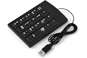 Number Keyboards,Anti Slip Anti Drop USB Numeric Keypad Number Pad,Not Easily Worn USB Interface Mini USB Keypad Numeric Keyp