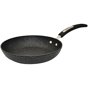 THE ROCK by Starfrit 030935-004-0000 9.5" Fry Pan with Bakelite Handle The ampquot", Black