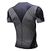 COOL Men's Compression Fitness Tee,Casual Bat Men Quick-dry Sports Shirt L