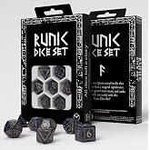 Runic Dice Set: Mixed Blue &amp; Gold for Ages 14 and Up, 1+ Players
