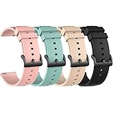 BabyValley Bands Compatible with Letsfit EW1/ Letsfit IW1 SmartWatch Bands, Soft Silicone Color Replacement Bracelet Sport Wrist Strap Band for Men/Women