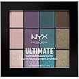 NYX PROFESSIONAL MAKEUP Ultimate Multi-Finish Shadow Palette, Eyeshadow Palette - Smoke Screen