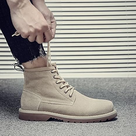 Botines color arena hombre Outlet