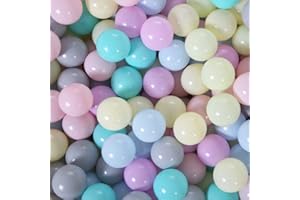 PlayMaty Play Ball Pit Balls - 2.36inches Phthalate&BPA Free Plastic Ocean Colour Balls for Kids Toddlers and Babys for Playh