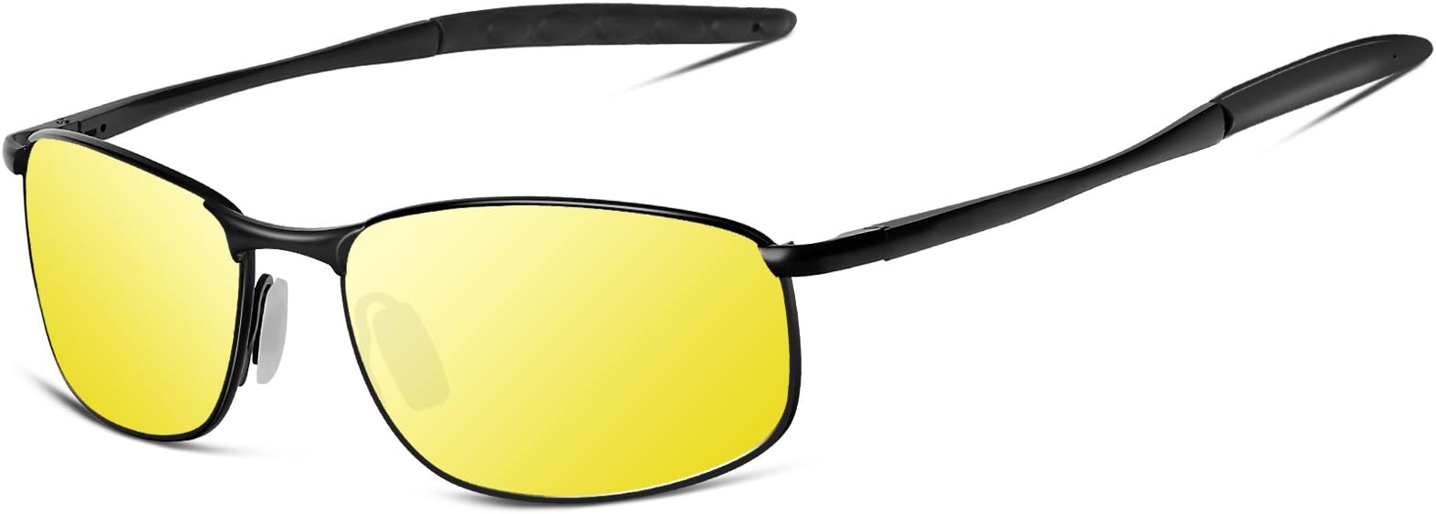 Sunglasses Man Polarized Driving Sunglasses-SUNMEET Sports Golf Fishing Sunglasses for Men Metal Frame Men’s Sunglasses S1002