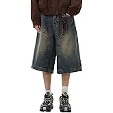 Baggy Jean Shorts Men Women Long Jorts Y2k Hip Hop Demin Shorts Vintage Skater Jeans Streetwear