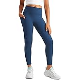 CRZ YOGA Girls Butterluxe Yoga Leggings with Pockets - Athletic Sports Casual Pants High Waist Tights Kids Teen