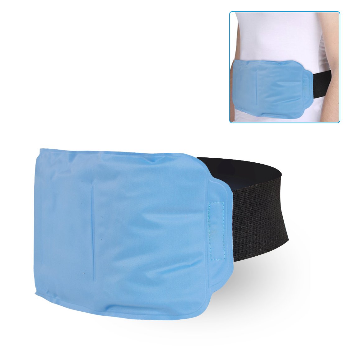 Enshey Hot & Cold Therapies Packs Reusable Cold Bag Warm Treatment Bags Nylon Silk Spinning Physical Therapy Bags for Injuries of Back Ankle Elbow