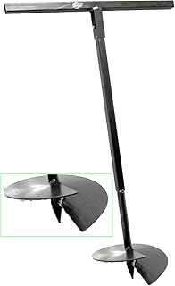 300 mm Erdbohrer Handerdbohrer Erdlochbohrer Pflanzbohrer Pfahlbohrer Lochspaten Erdlochausheber Pfostenbohrer