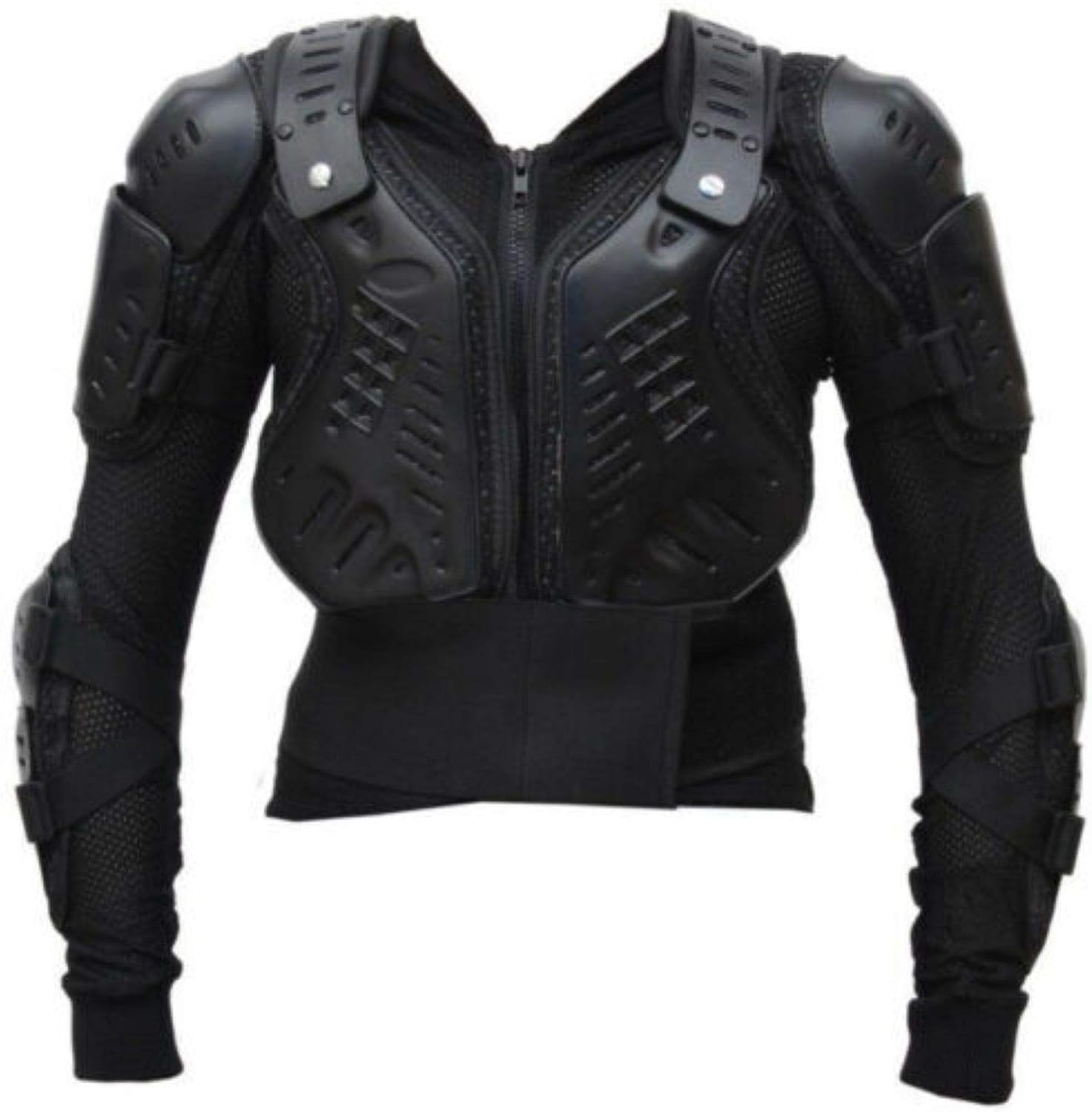 KIDS BLK SCORPION SPINE GUARD BODY ARMOUR MOTORBIKE/SKI/SKATING MOTCROSS JACKET (XL)