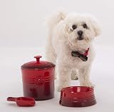 Le Creuset Stoneware Pet Bowl Large Volcanic 0.85 L 61401030900099 view 3