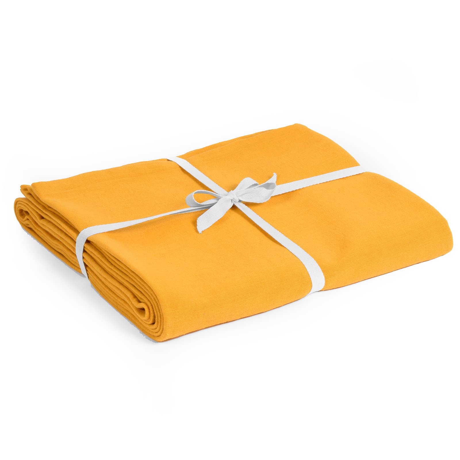 Yoga Studio Organic Cotton Yoga Blanket (Yellow)
