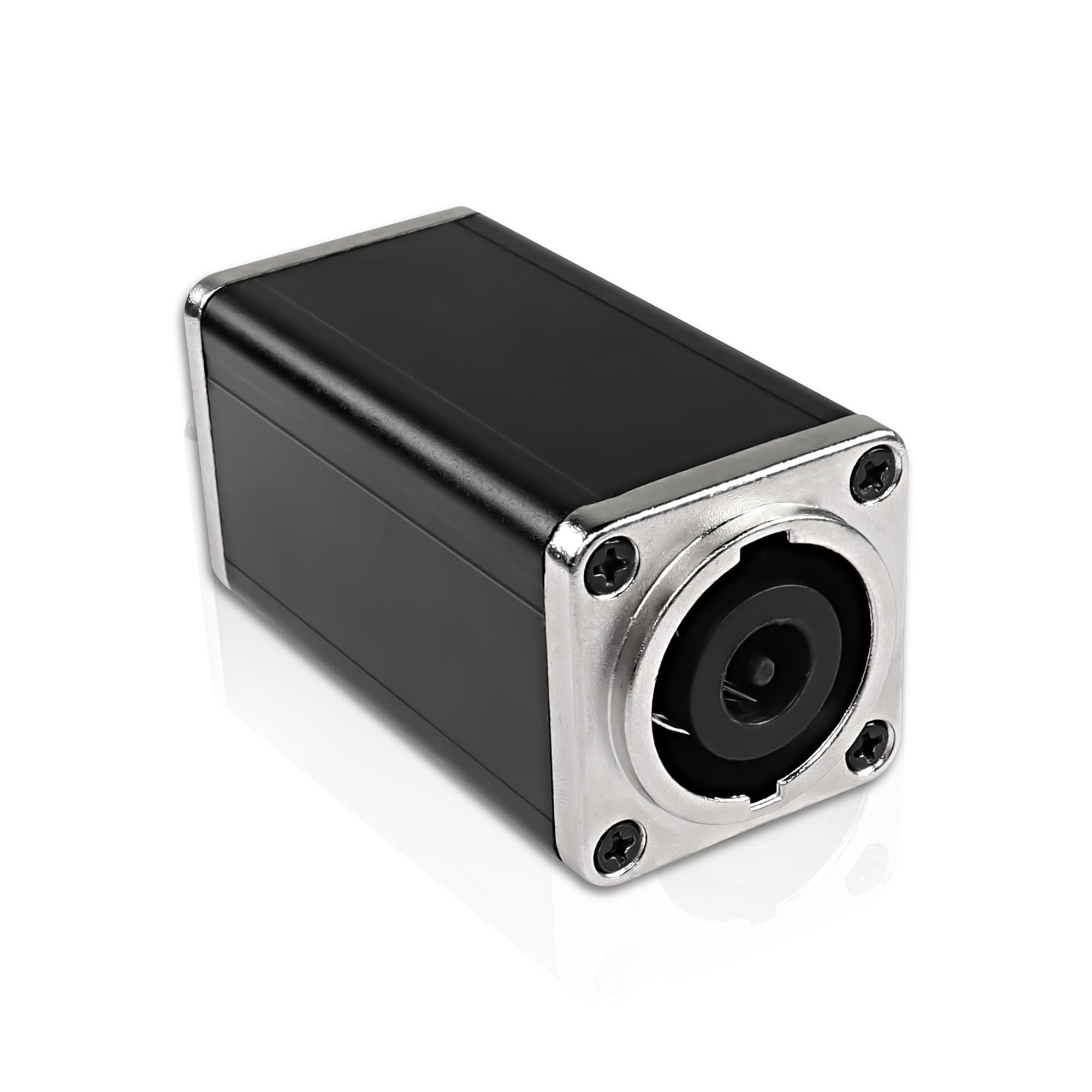 MEIRIYFA NL8MPR Speakon Coupler Connector, 8Pin Speakon Female to Female Adapter Speaker Silver-Plated Plug Jack Straight Connector for NL8FC, NL8FX, NLT8X, NL8FC, NL8FX