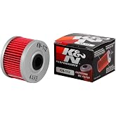 K&amp;N Motorcycle Oil Filter: High Performance, Premium, KN-112 | Fits Select 1981-2026 HONDA/KAWASAKI: XR400R/XR250R/CRF250M/KLX110L/KLX125/Z250 SL (See Product Description)