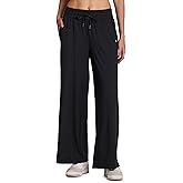 RBX Women's Lightweight Relaxed Fit Yoga Pants with Pockets, Buttery Soft Wide Leg Sweatpants for Workouts, Lounging