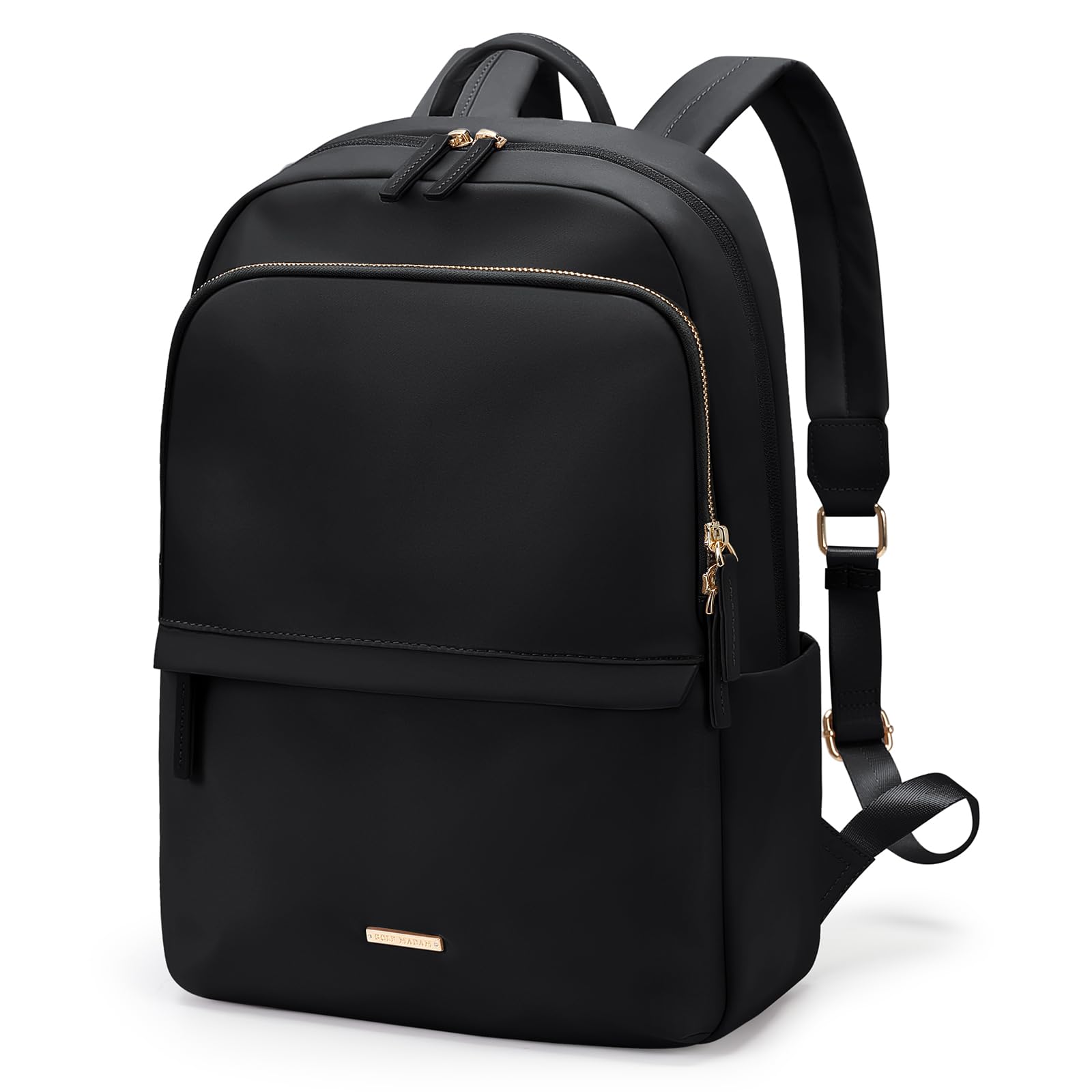 Photo 1 of GOLF SUPAGS Laptop Backpack for Women Slim Computer Bag Work Travel College Backpack Purse Fits 14 Inch Notebook (Black)