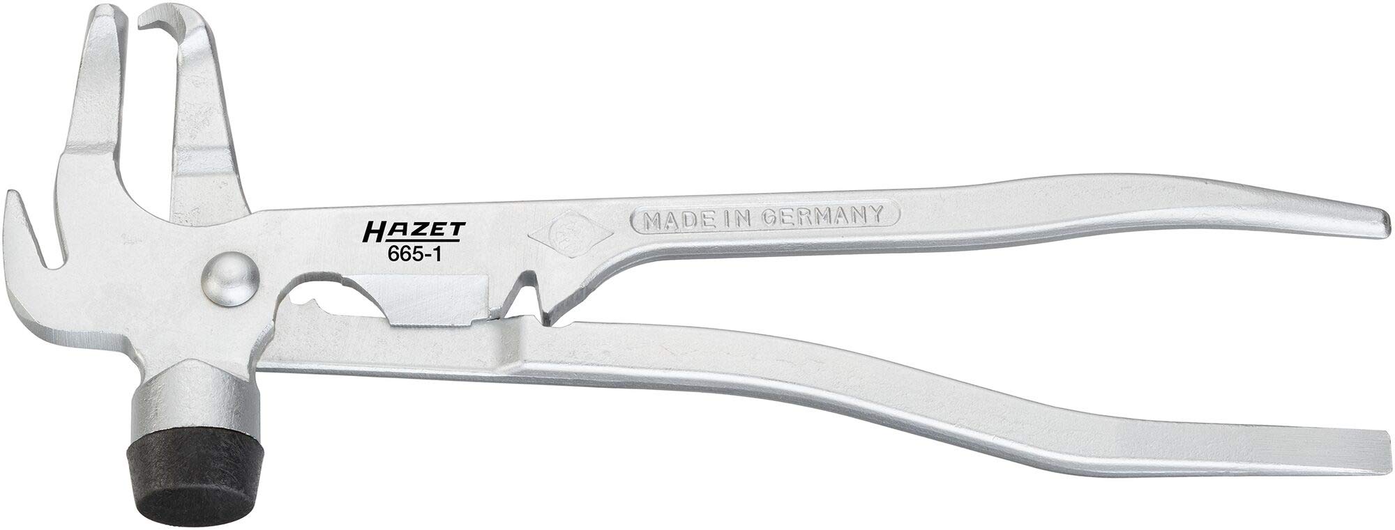 HAZET 665-1 245 mm Balance Weight Pliers - Chrome-Plated