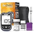 MicroTech Glucometer Kit 10 Strips & Lancets, No Coding, 500 Storage, Wider HCT for Family