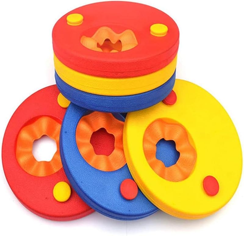 6 Stück schwimmscheiben ab, schwimmscheiben Kinder, Eva Schaum, Schwimmflügel für Babys, Für Kinder zum Erlernen des Schwimmens als Hilfsmittel geeignet