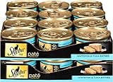 SHEBA Pate in Natural Juices Whitefish and Tuna Entrée Canned Cat Food 3 Ounces (Pack of 24)