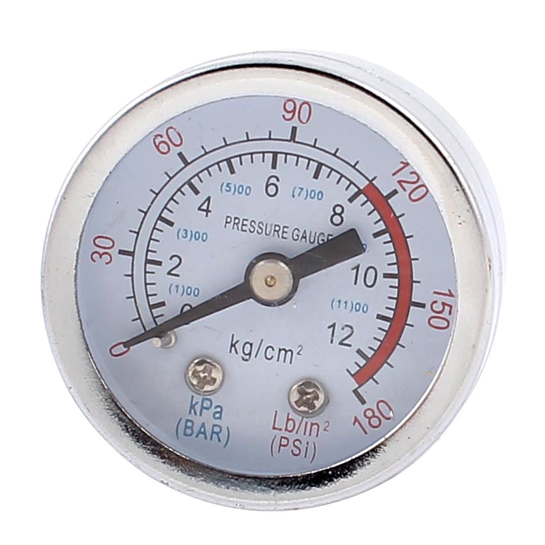 Sourcingmap 4.3cm Diameter 0-1300Kpa Pneumatic Compressed Air Pressure Gauge