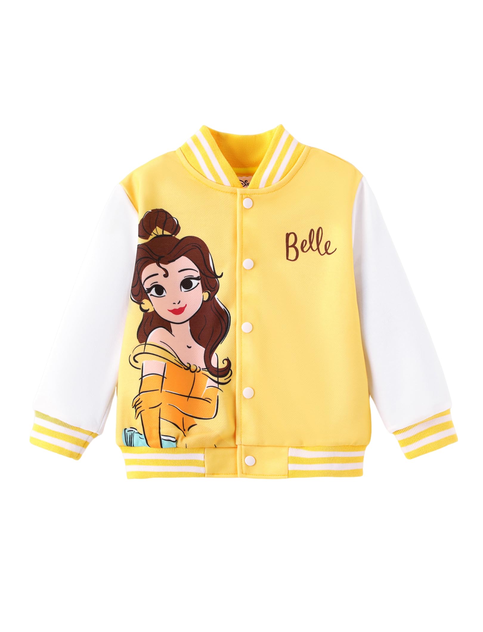 Disney Princess Belle Toddler Girl Varsity Bomber