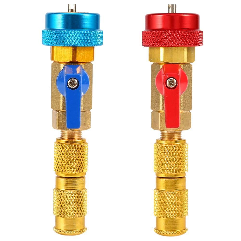 R134A Air Conditioning Valve Core Quick Remover Installer High Low Pressure Tool.-for Valve climatisation r134a