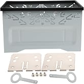 Angoily Double Din Installation Kit, Universal Double DIN Car Stereo Cage, Car Stereo Mounting Kit with Metal Cage and Hardware for After Market Head Unit, Vehicle Audio Radio Dash, GPS Navigation