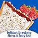 Pop-Tarts Breakfast Toaster Pastries, Frosted Strawberry Flavored, Bulk Size, 96 Count (Pack of 12, 14.7 oz Boxes)