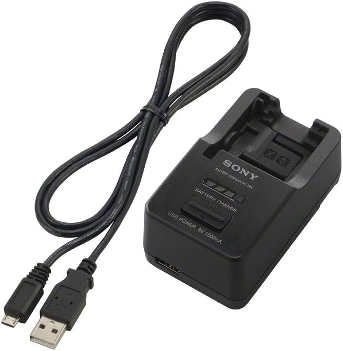Sony BCTRX Battery Charger for X/G/N/D/T/R and K Series Batteries (Black) : Digital Camera Battery Chargers : Camera & Photo