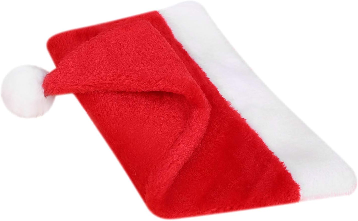LONTG Christmas Hat for Adults Velvet Plush Santa Claus Hat Red Father Christmas Hat Santa Claus Costume Hat Accessories Fancy Dress Xmas Santa Gift For Christmas Party Theme Party - Image 5