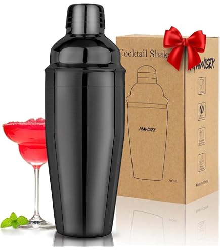 Amazon.com: True Ash Stainless Steel Cocktail Shaker for Cold Brew